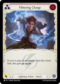 Flittering Charge (Red) (ARA008) [Blitz Deck: Rosetta - Aurora]