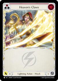 Heaven's Claws (Red) (ARA010) [Blitz Deck: Rosetta - Aurora]