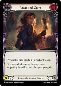Meat and Greet (Red) (ARA014) [Blitz Deck: Rosetta - Aurora]