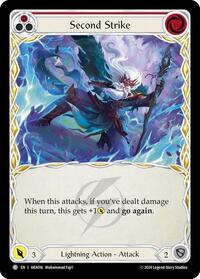 Second Strike (Red) (ARA016) [Blitz Deck: Rosetta - Aurora]