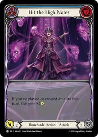 Hit the High Notes (Blue) (ARA021) [Blitz Deck: Rosetta - Aurora]