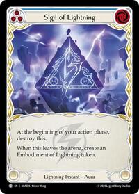 Sigil of Lightning (ARA026) [Blitz Deck: Rosetta - Aurora]