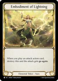 Embodiment of Lightning (ARA027) [Blitz Deck: Rosetta - Aurora]