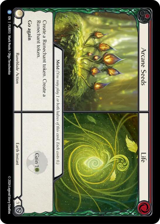 Arcane Seeds // Life (FLR013) [Blitz Deck: Rosetta - Florian]