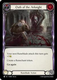 Oath of the Arknight (Red) (FLR016) [Blitz Deck: Rosetta - Florian]