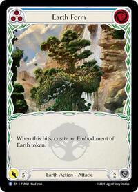 Earth Form (Blue) (FLR021) [Blitz Deck: Rosetta - Florian]