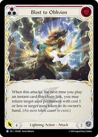 Blast to Oblivion (Red) (OSC007) [Blitz Deck: Rosetta - Oscilio]