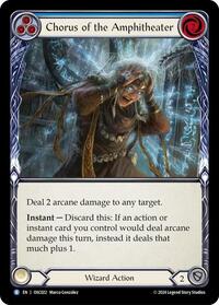 Chorus of the Amphitheater (Blue) (OSC022) [Blitz Deck: Rosetta - Oscilio]