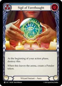 Sigil of Forethought (OSC025) [Blitz Deck: Rosetta - Oscilio]