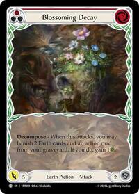 Blossoming Decay (Red) (VER008) [Blitz Deck: Rosetta - Verdance]