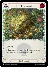 Fertile Ground (Red) (VER016) [Blitz Deck: Rosetta - Verdance]