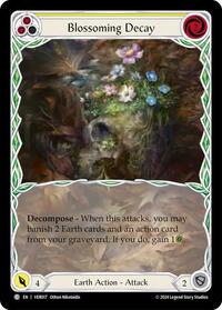 Blossoming Decay (Yellow) (VER017) [Blitz Deck: Rosetta - Verdance]