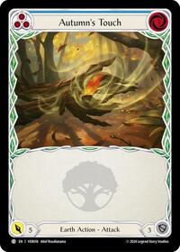 Autumn's Touch (Blue) (VER018) [Blitz Deck: Rosetta - Verdance]