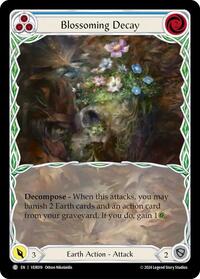 Blossoming Decay (Blue) (VER019) [Blitz Deck: Rosetta - Verdance]