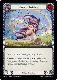 Arcane Twining (Blue) (VER023) [Blitz Deck: Rosetta - Verdance]