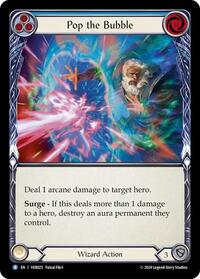 Pop the Bubble (Blue) (VER025) [Blitz Deck: Rosetta - Verdance]