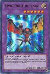 Twin Photon Lizard (ORCS-EN039) [Order of Chaos]