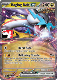 Raging Bolt ex - 123/162 (123/162) [Prize Pack Series Cards]