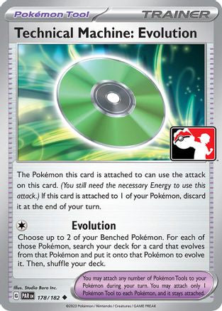 Technical Machine: Evolution 178/182  - Holofoil Prize Pack Series Cards - Uncommon