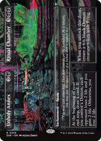 Unholy Annex // Ritual Chamber (Borderless) (339) [Duskmourn: House of Horror]