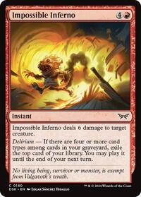 Impossible Inferno (140) [Duskmourn: House of Horror]