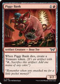Piggy Bank (148) [Duskmourn: House of Horror]