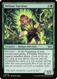 Defiant Survivor (175) [Duskmourn: House of Horror]