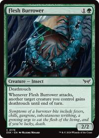 Flesh Burrower (178) [Duskmourn: House of Horror]