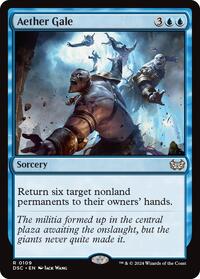 Aether Gale (109) [Commander: Duskmourn: House of Horror]