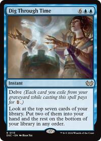 Dig Through Time (115) [Commander: Duskmourn: House of Horror]