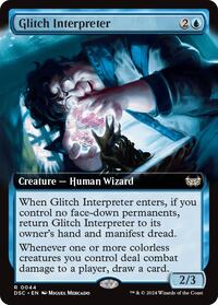Glitch Interpreter (Extended Art) (44) [Commander: Duskmourn: House of Horror]