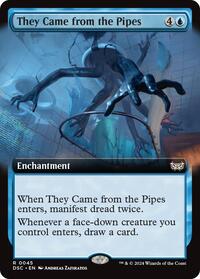 They Came from the Pipes (Extended Art) (45) [Commander: Duskmourn: House of Horror]