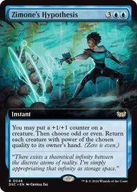 Zimone's Hypothesis (Extended Art) (46) [Commander: Duskmourn: House of Horror]
