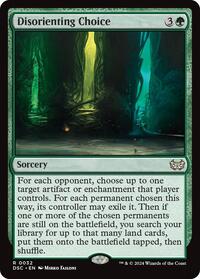 Disorienting Choice (32) [Commander: Duskmourn: House of Horror]