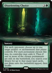 Disorienting Choice (Extended Art) (60) [Commander: Duskmourn: House of Horror]