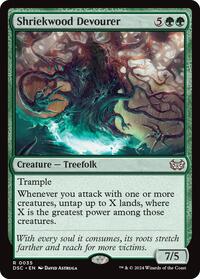 Shriekwood Devourer (35) [Commander: Duskmourn: House of Horror]