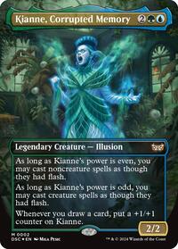Kianne, Corrupted Memory (Borderless) (2) [Commander: Duskmourn: House of Horror]