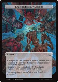 Kneel Before My Legions (Full Art) (339) [Archenemy: Duskmourn]