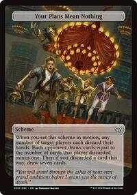 Your Plans Mean Nothing (Full Art) (367) [Archenemy: Duskmourn]