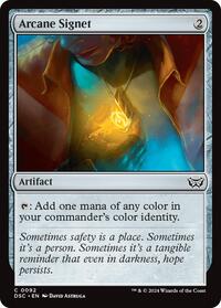 Arcane Signet (92) [Commander: Duskmourn: House of Horror]