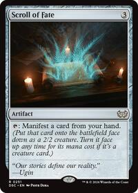 Scroll of Fate (251) [Commander: Duskmourn: House of Horror]
