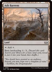 Ash Barrens (260) [Commander: Duskmourn: House of Horror]