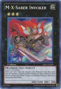 M-X-Saber Invoker (ORCS-EN099) [Order of Chaos]