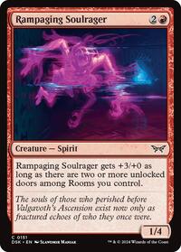 Rampaging Soulrager (151) [Duskmourn: House of Horror]