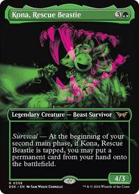 Kona, Rescue Beastie (Showcase) (358) [Duskmourn: House of Horror]