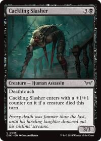 Cackling Slasher (85) [Duskmourn: House of Horror]