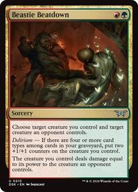Beastie Beatdown (210) [Duskmourn: House of Horror]