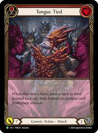 Tongue Tied (Extended Art) - FAB273 (FAB273) [Flesh and Blood: Promo Cards]