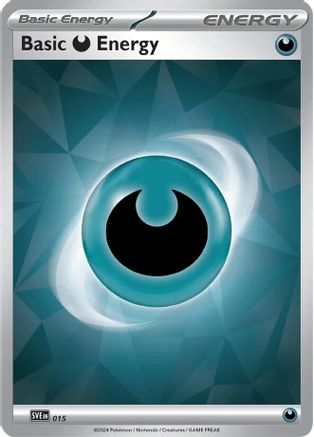 Basic Darkness Energy 015  - Holofoil SVE Scarlet & Violet Energies - Common