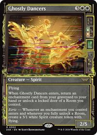 Ghostly Dancers (Showcase) (302) [Duskmourn: House of Horror]